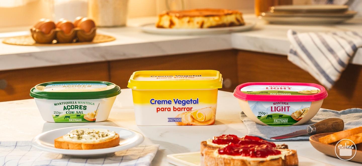 Surpreenda-se com as nossas opções de manteigas e cremes vegetais.