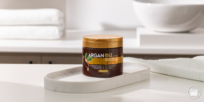 Máscara capilar (com enxaguamento) Linha Argan Oil Mercadona