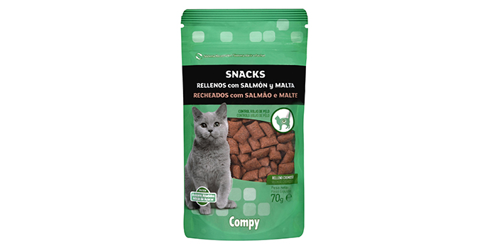 Compy snacks para gatos Mercadona. 